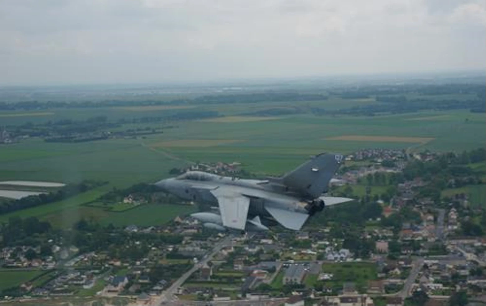 The images were taken by a Tornado from RAF Number II (Army Cooperation) Squadron (Photo: Ministry of Defence)