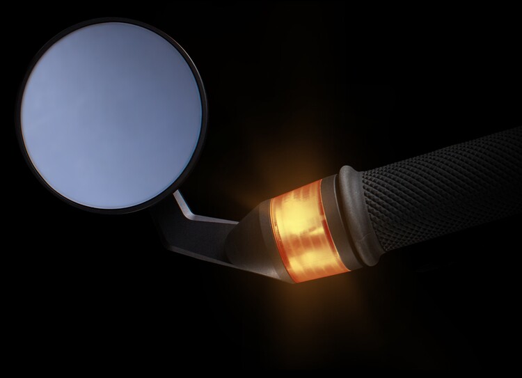 The Ronin's LED bar-mounted indicators
