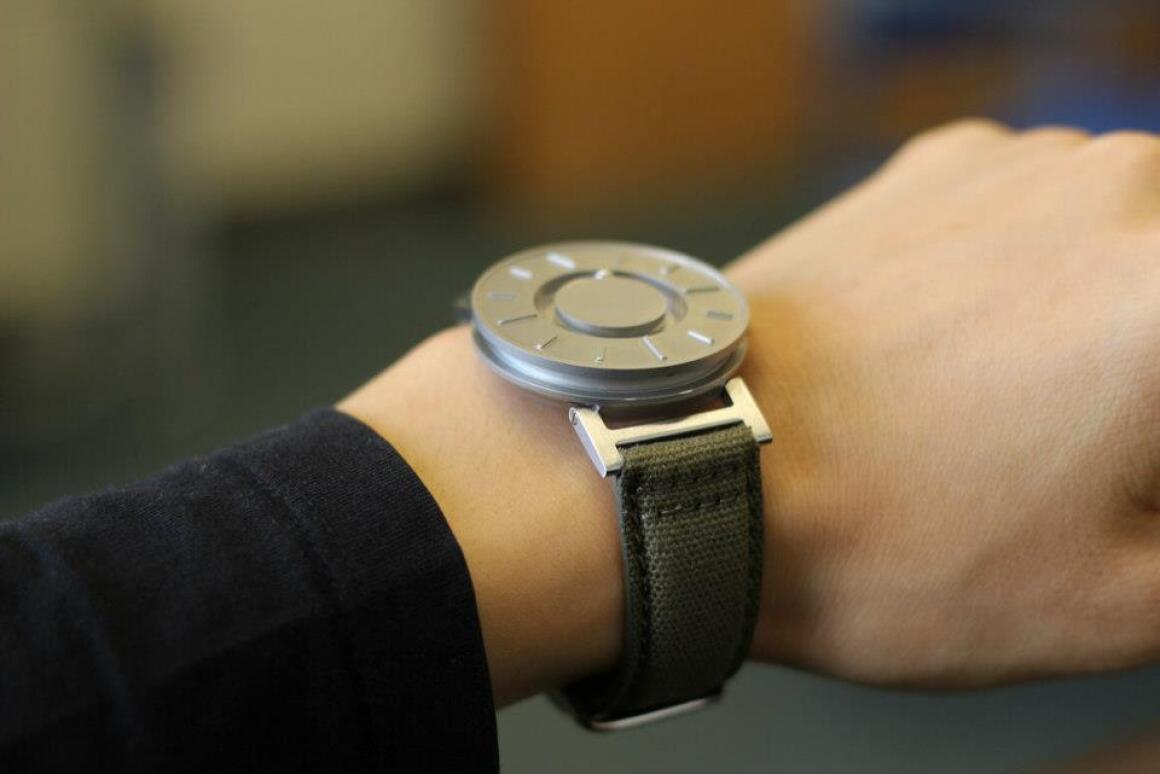 On the ball Eone debuts a tactile watch for the visually impaired