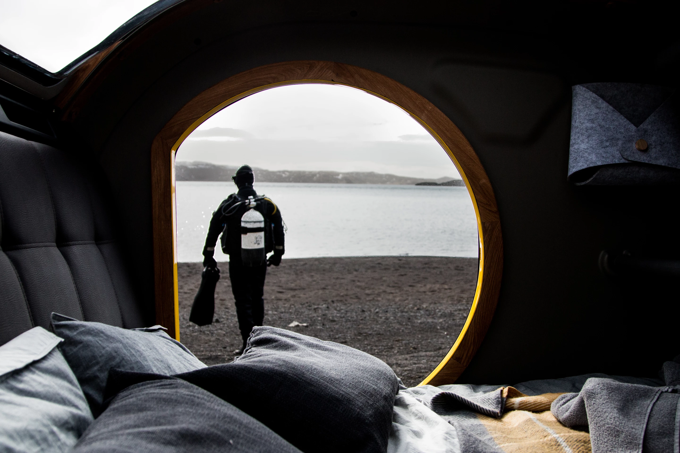 Launching a water adventure with Mink teardrop trailers