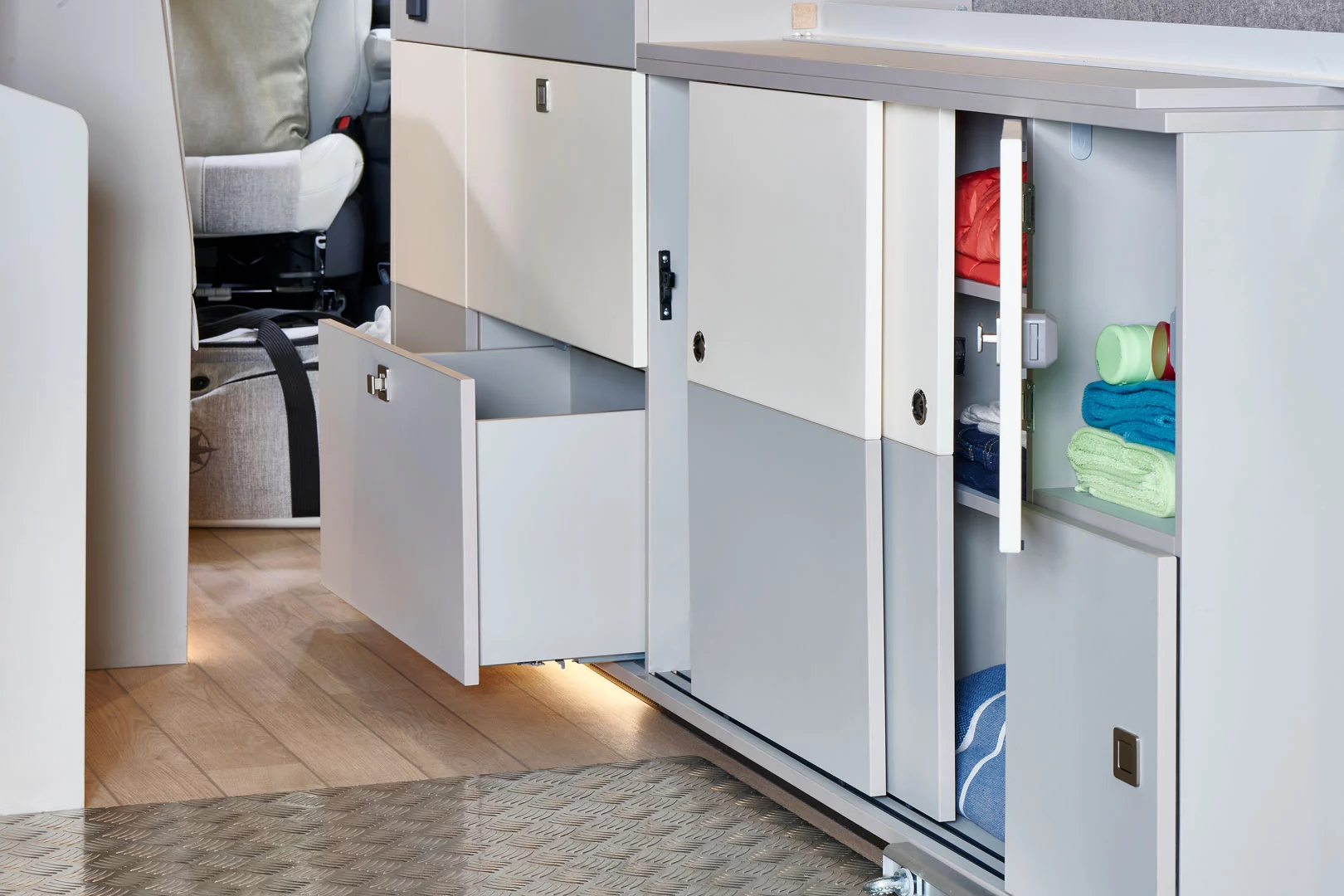 Kitchen and under-bed storage