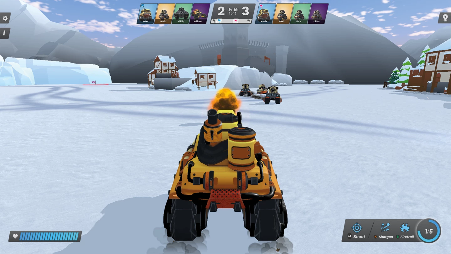 The Playpulse One game PedalTanks