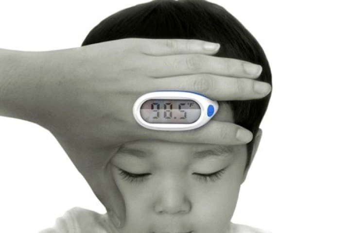 Lunar Baby Thermometer is a non-invasive solution to taking a child's temperature