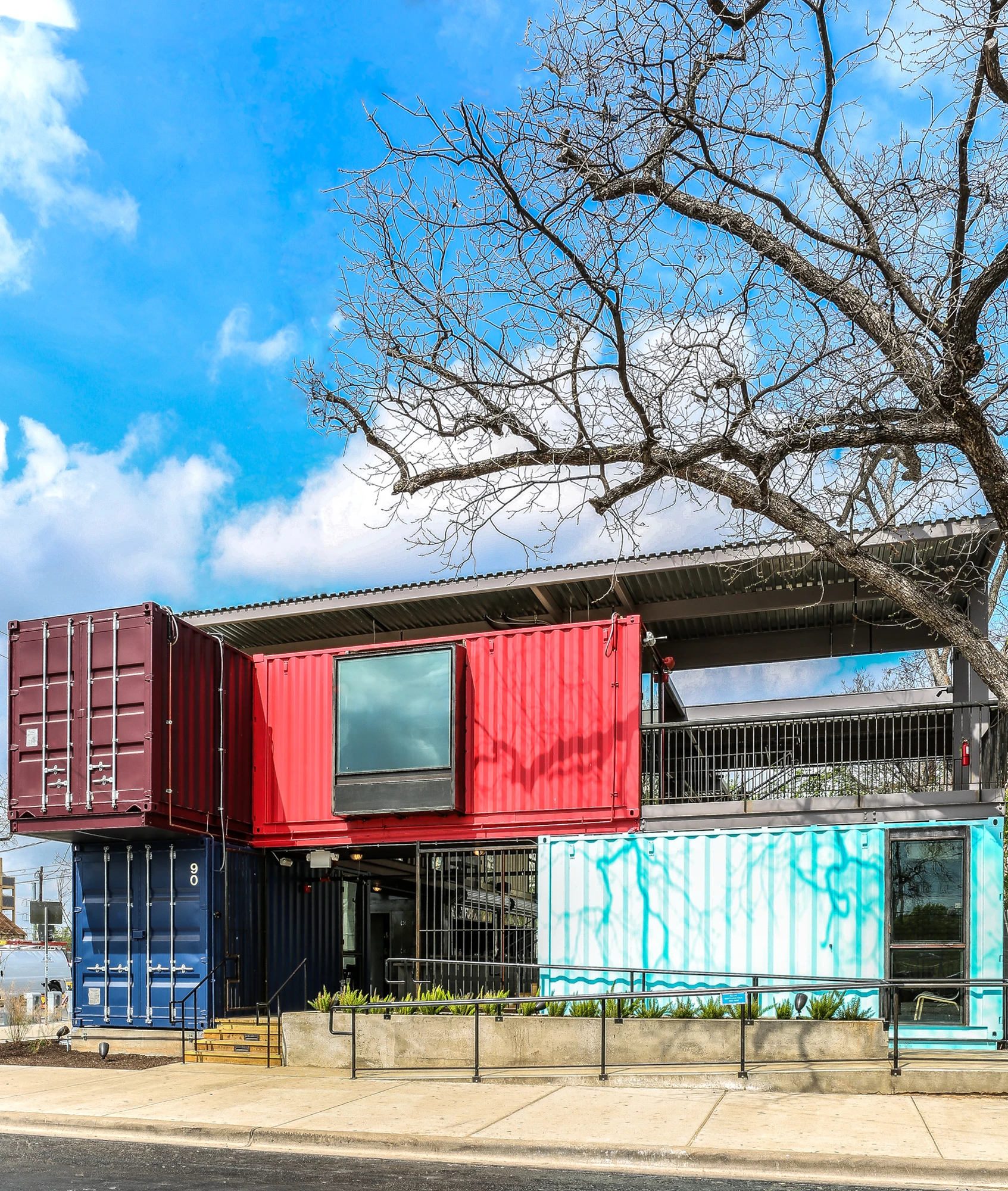 The recently-opened Austin, Texas-based Container Bar brings sustainable building and alcoholic beverages together at last (Photo: Chris Perez)