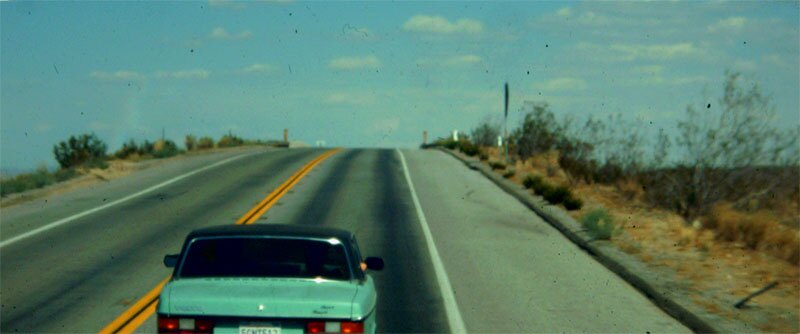 An example of the unique look of the film "Bellflower," shot with cameras built by director Evan Glodell (note the dirt specs in the shot)