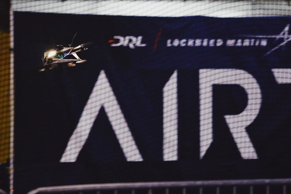 Team MAVLab's racing drone in action