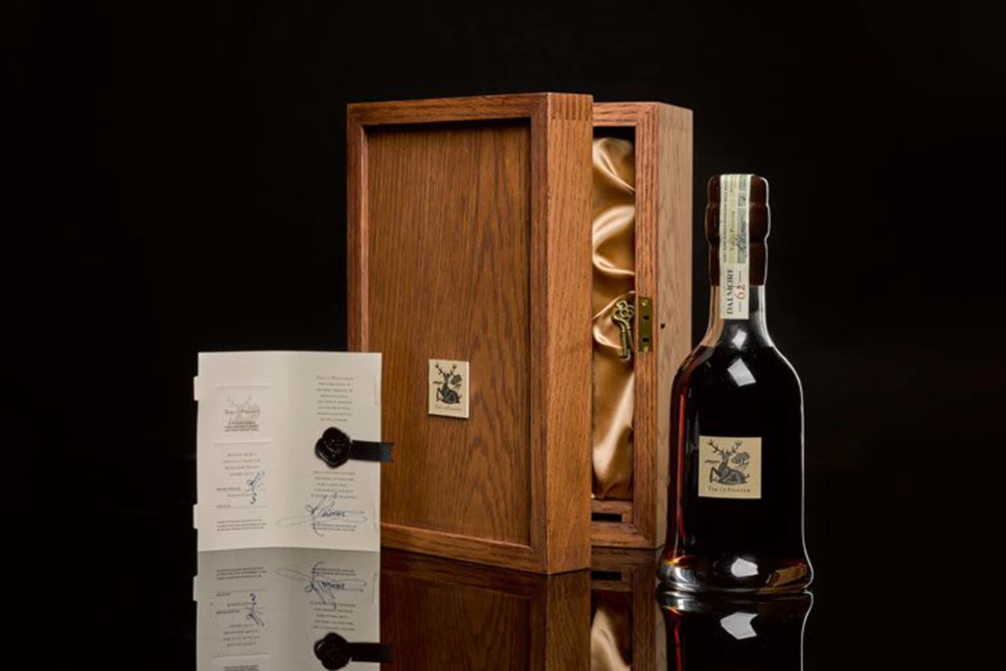 The Dalmore 62 Year Old "12 Pointer” appeared at a Sotheby’s auction in September 2017 fetching £91,650 ($121,362)