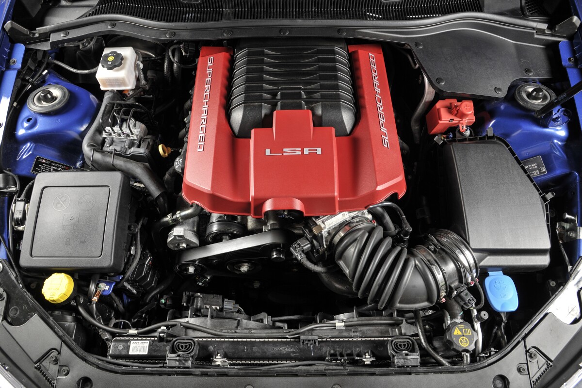 The heart of the GTS-R is a supercharged V8