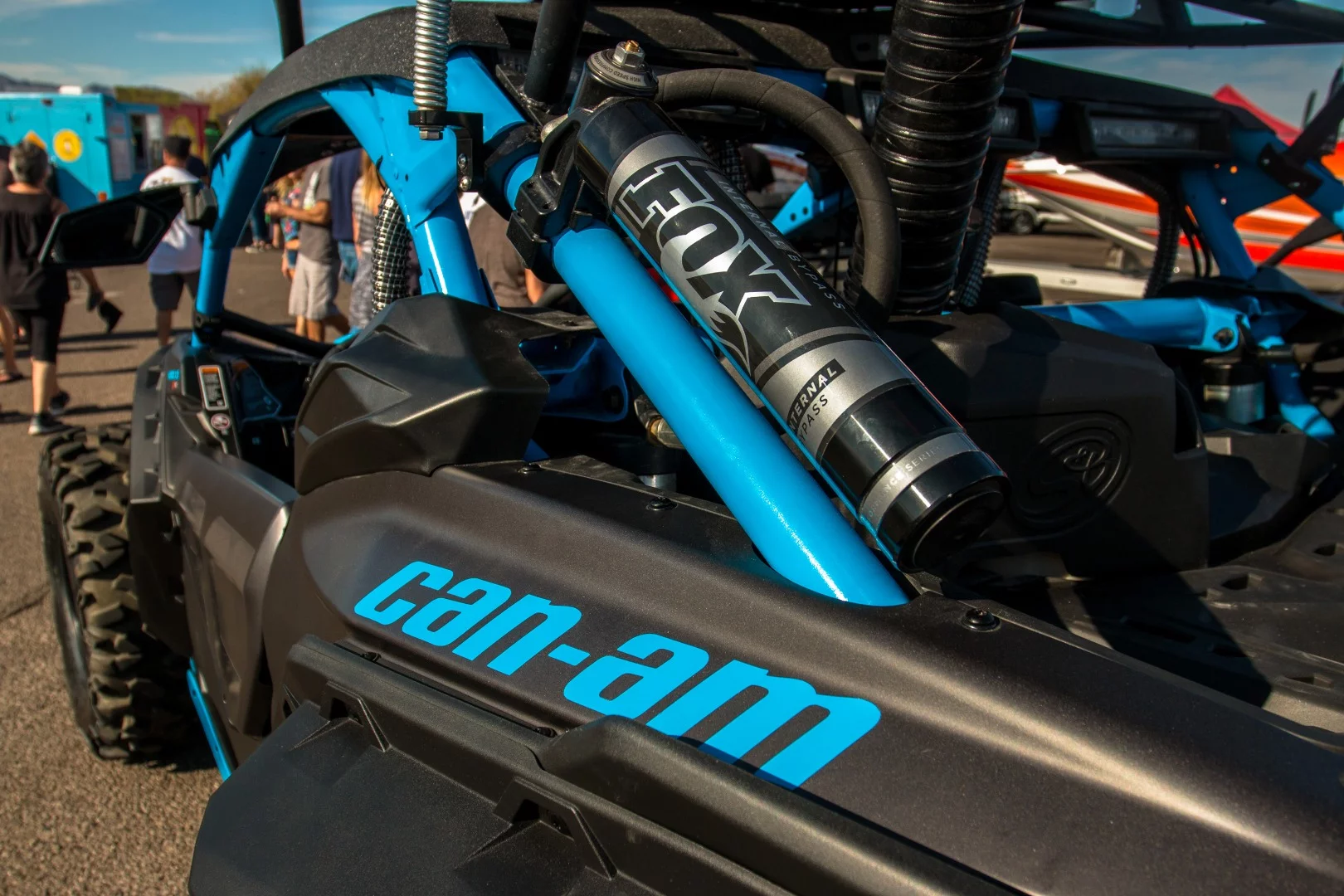 Fox fully adjustable shocks come stock on the Can Am Maverick X3 X RC