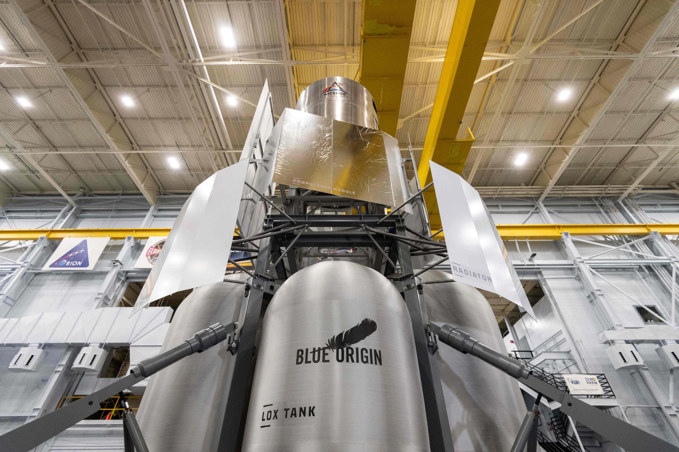 Lockheed Hls Lander Full-scale engineering mock-up of next-gen American lunar lander unveiled