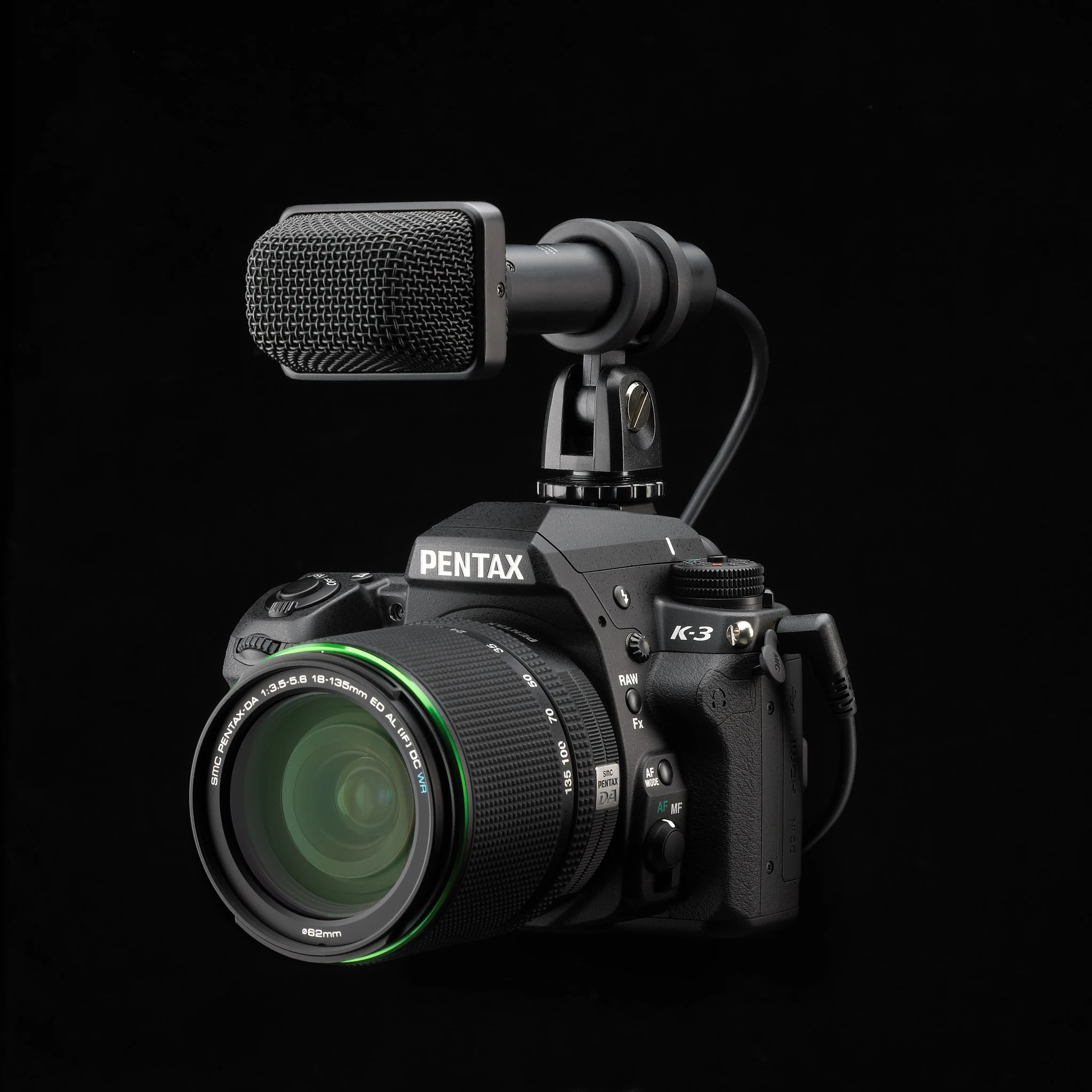 Ricoh has included a port for plugging in a stereo microphone