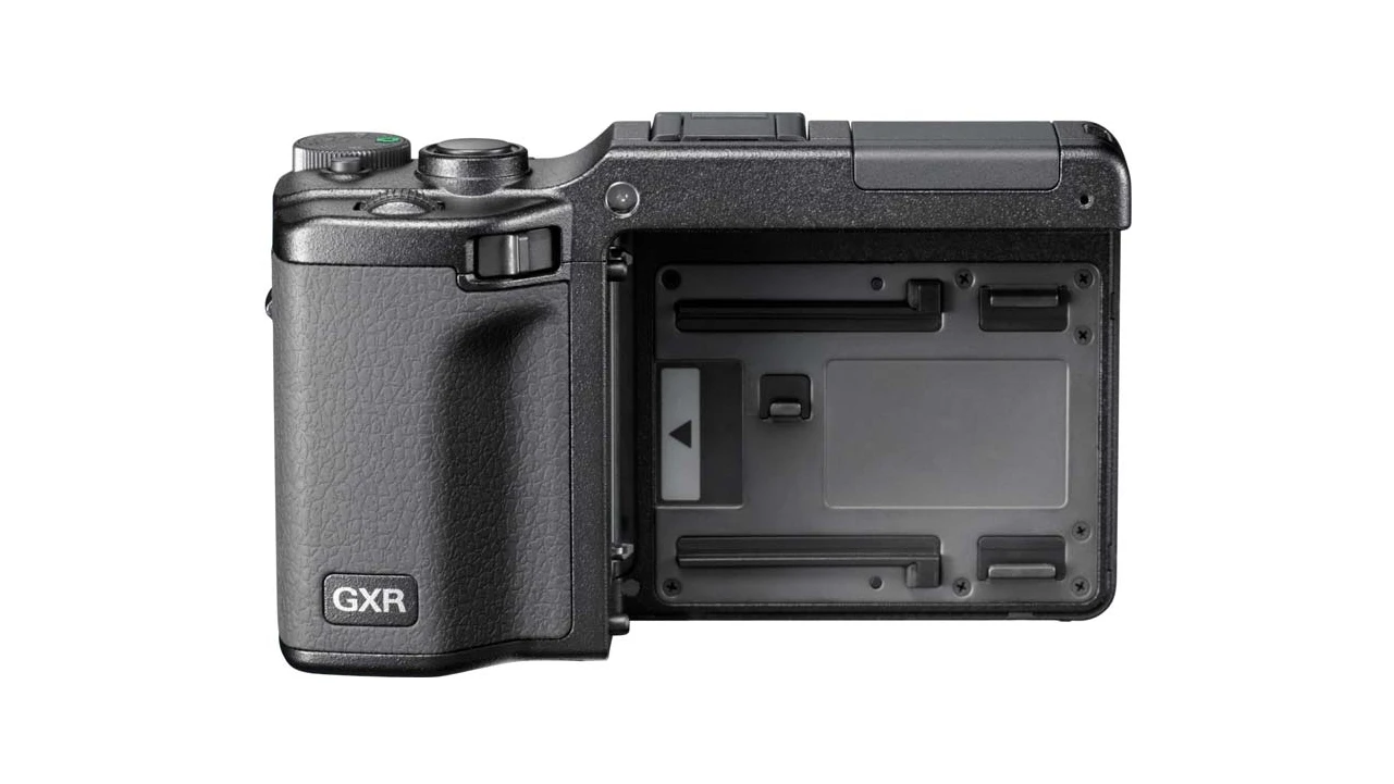The Ricoh GXR system camera body does not contain the image sensor or processor