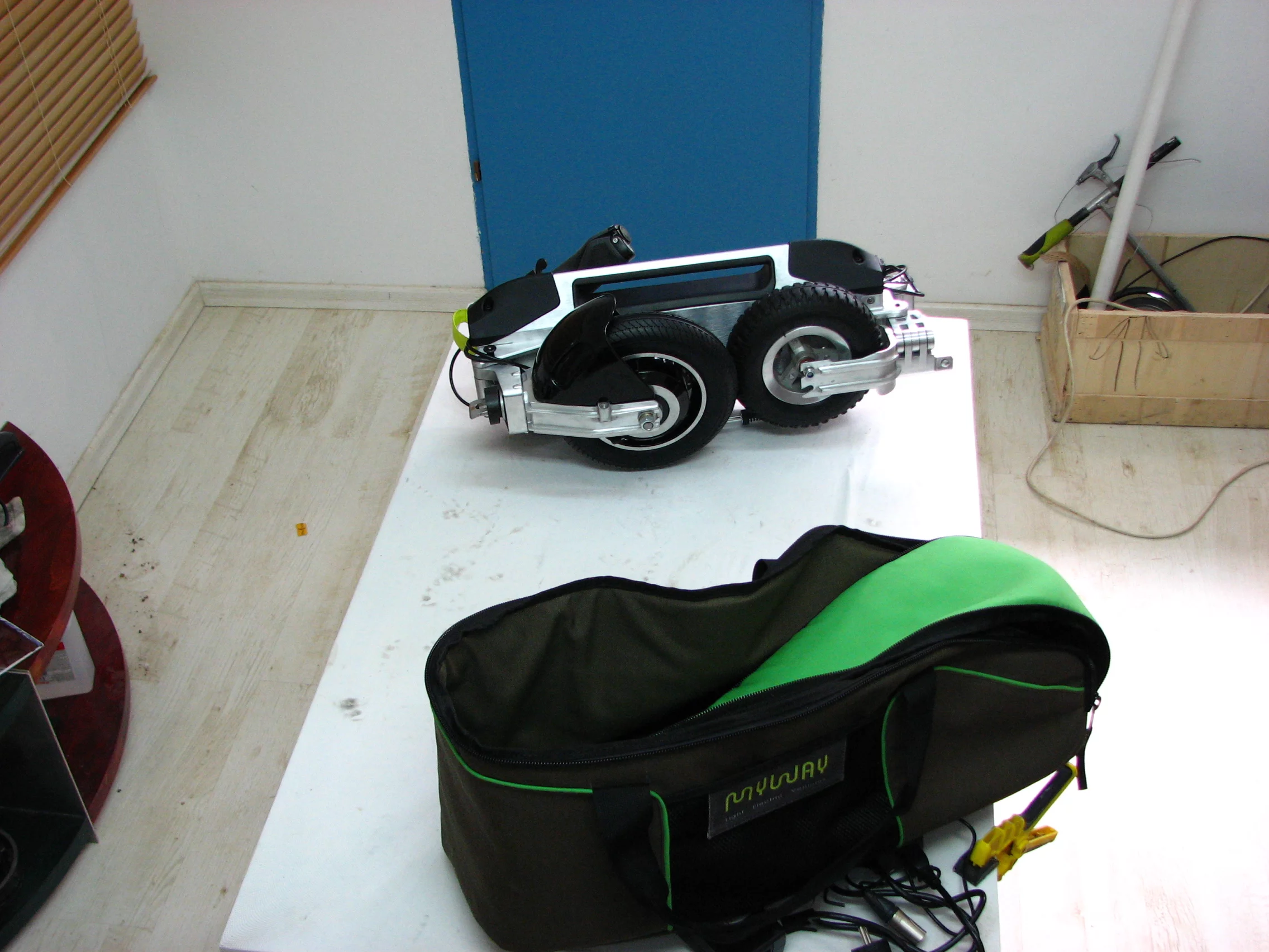 The new carry bag for the MyWay Compact is TINY!