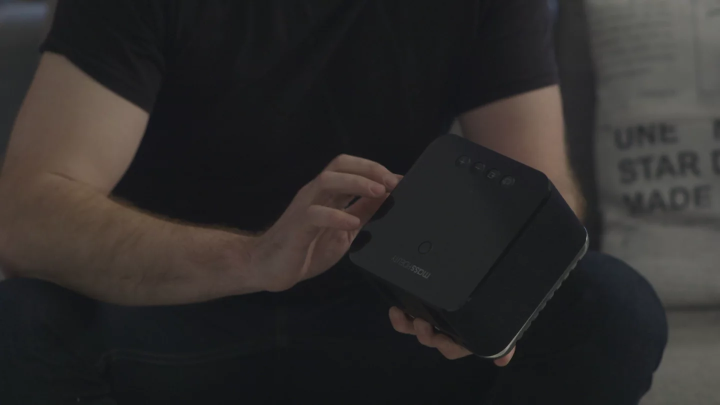 The Core measures just 6 x 6 x 4 in (15 x 15 x 10 cm)