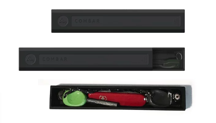 Store small tools or gear in the empty magazine ... including a Swiss Army knife