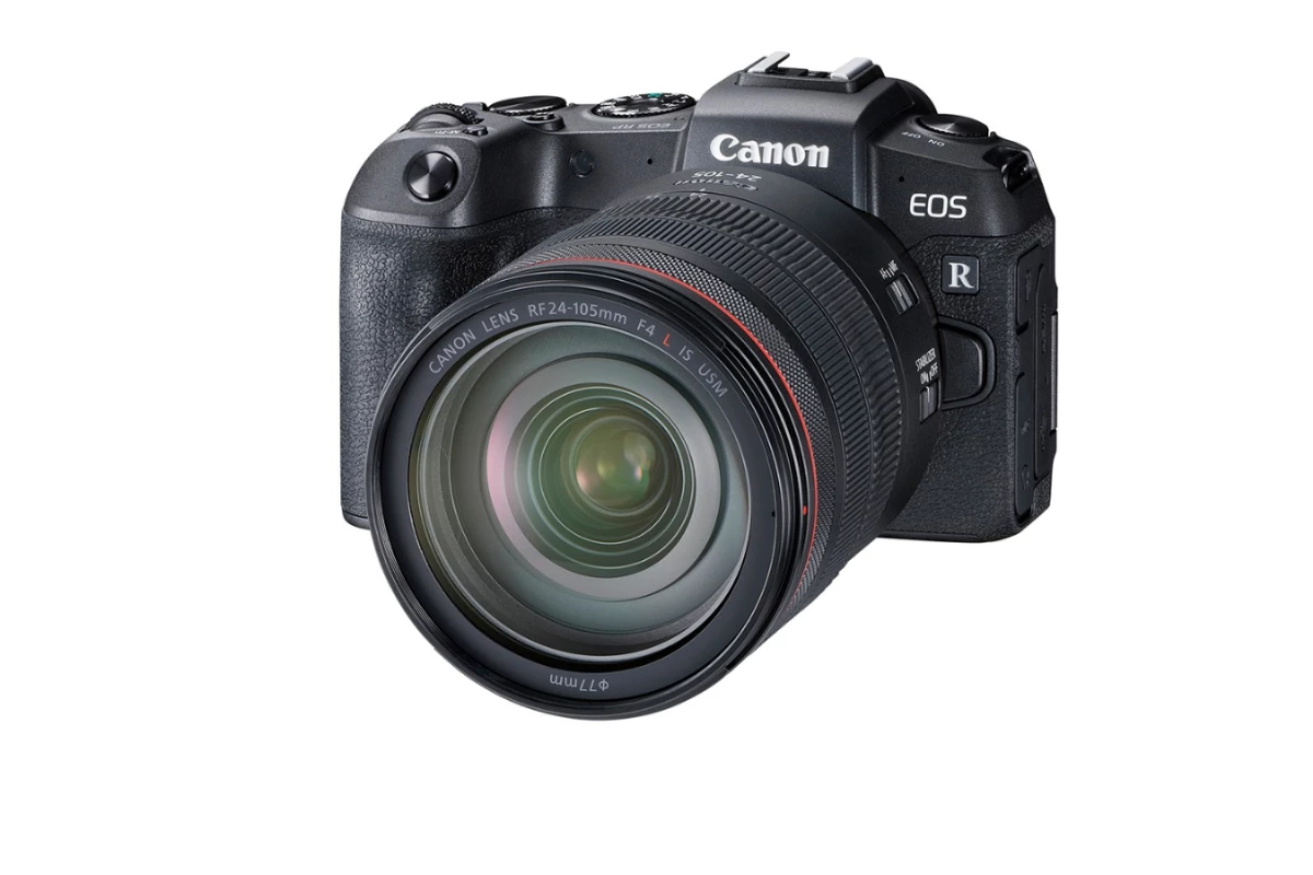 The "entry level" Canon EOS RP full-frame mirrorless camera is smaller than the company's Rebel T7i DSLR camera
