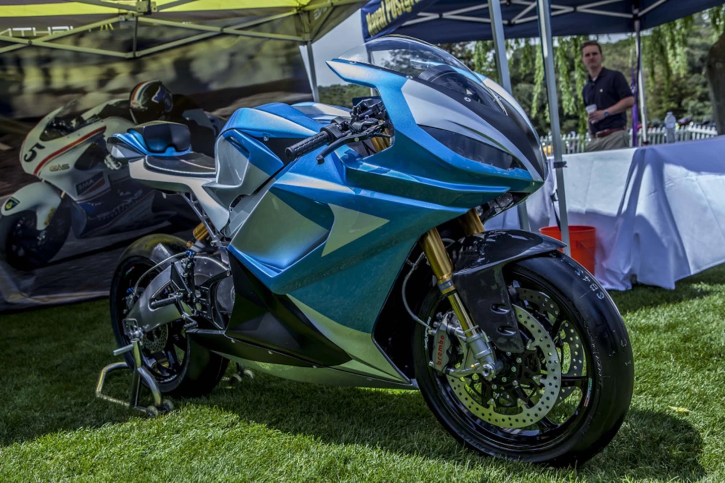Lightning's LS-218 electric superbike (Photo: © 2014 Bryan Delohery / Asphalt & Rubber – Creative Commons - Attribution 3.0)