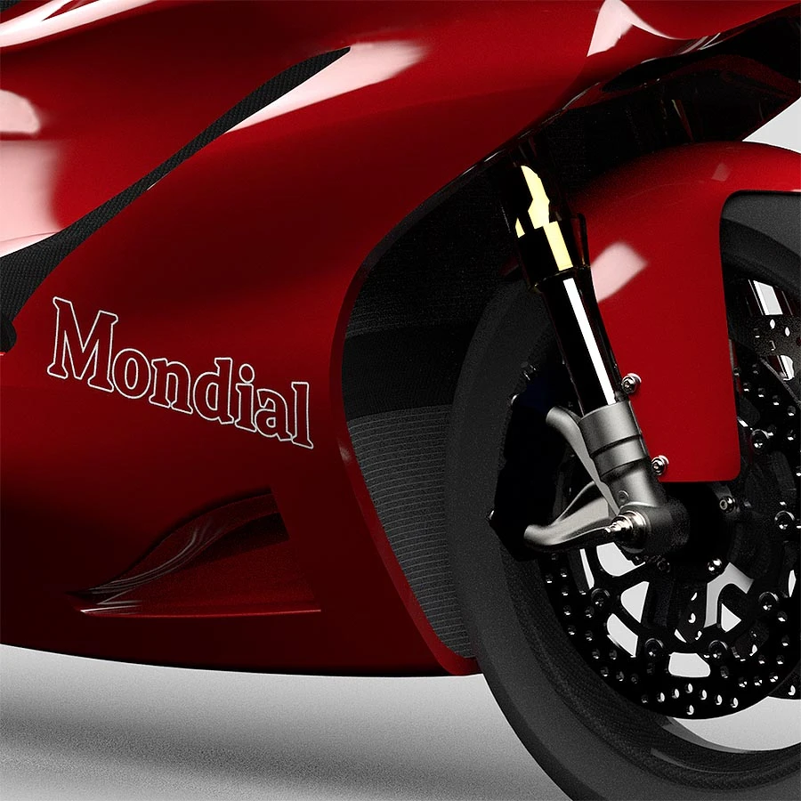 MondialMoto V5R: electronic Ohlins forks