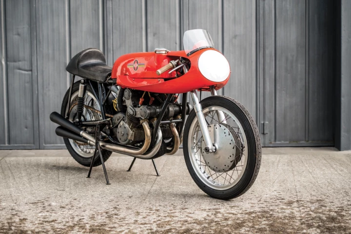 This 1957 Gilera 500cc Grand Prix bike is one of just 15 ever made by the factory. It is the final iteration of one of the most successful bikes in history and it will go to auction at Villa Erba on May 27.