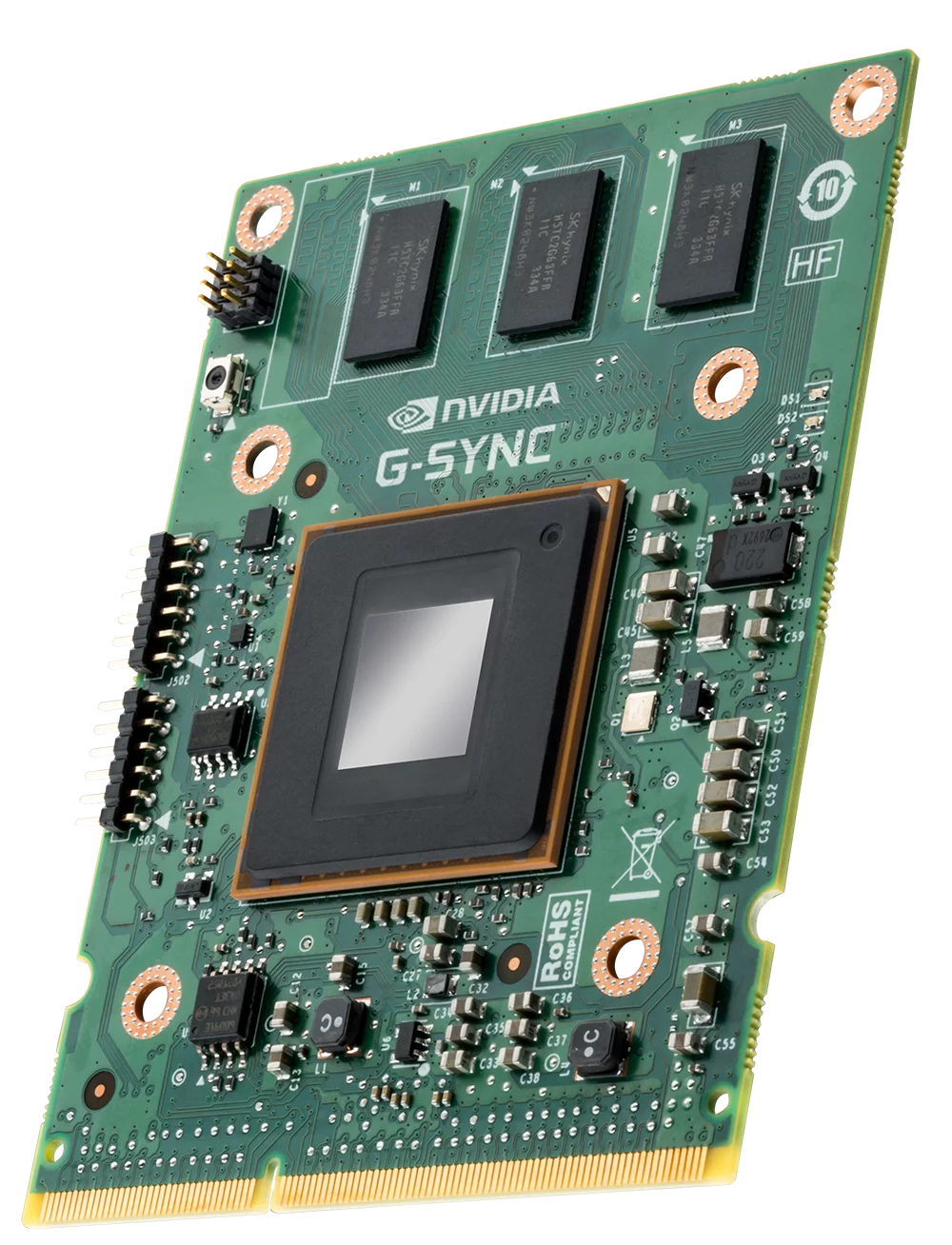 The G-Sync card turns the VSync issue on its head, matching monitor refresh rate to graphics output