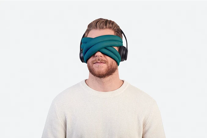 The Ostrich Pillow Loop is equal parts blindfold and pillow