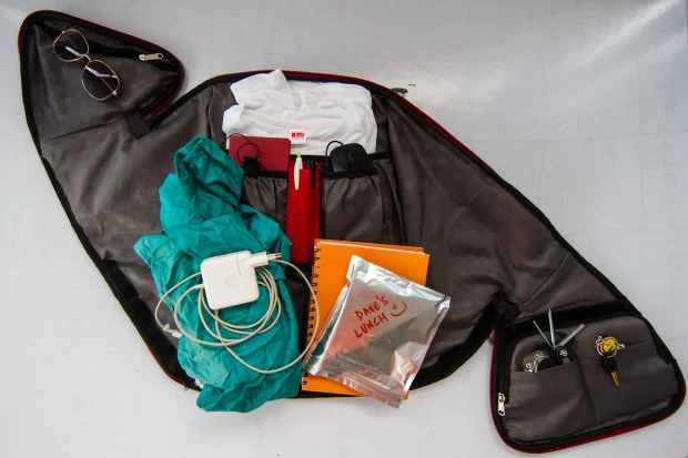 The Aster zips completely open for easy loading