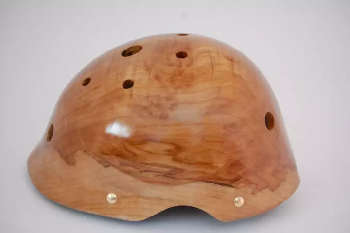 Tree Piece Helmets are a new line of sports helmets made from wood