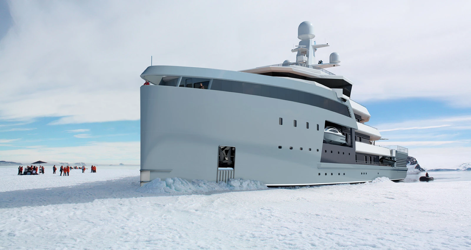 The SeaXplorer will be able to move "backwards" through ice up to almost one meter thick