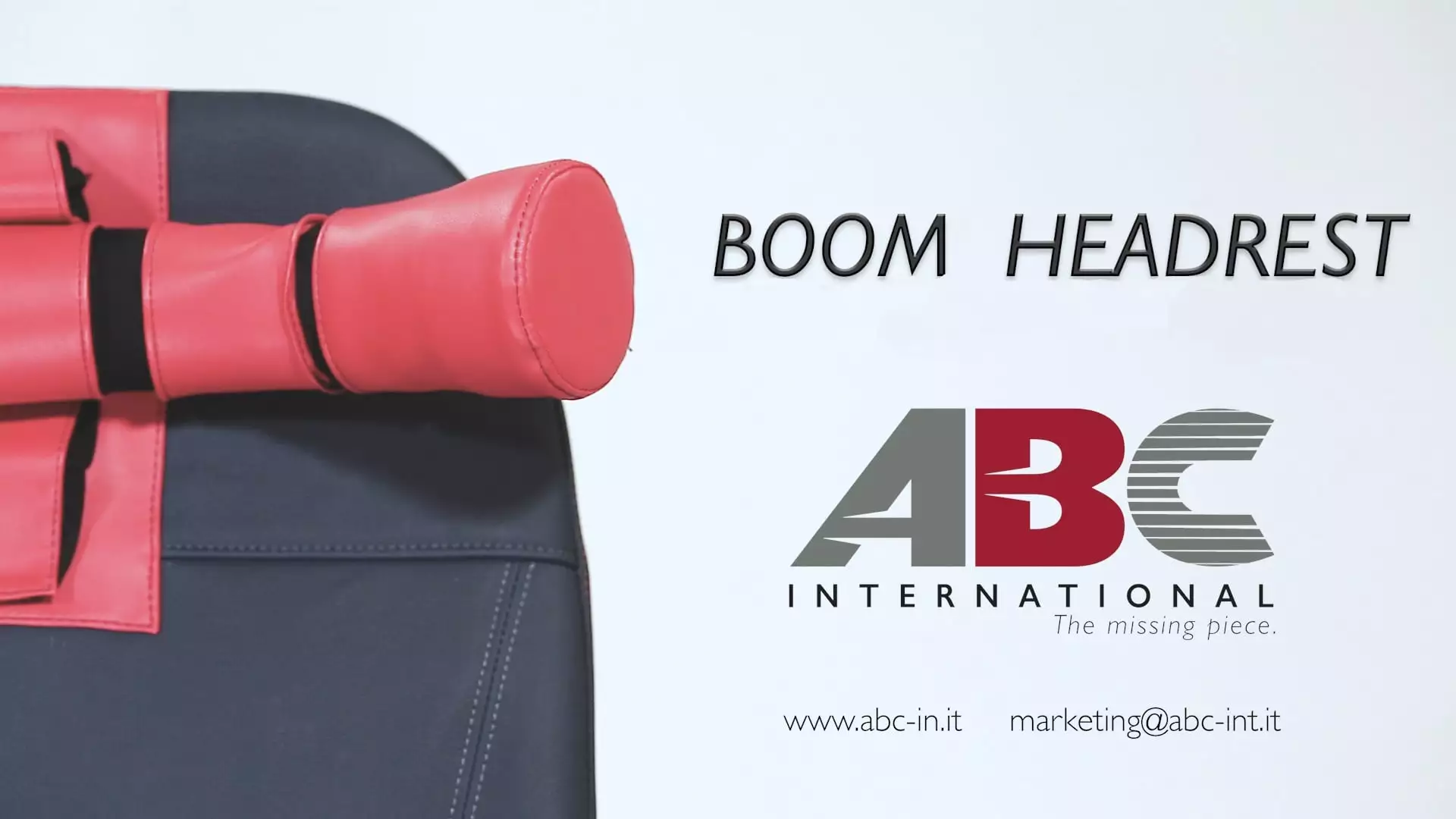 The Boom can be fitted to any new airline seat, or retro-fitted to existing ones