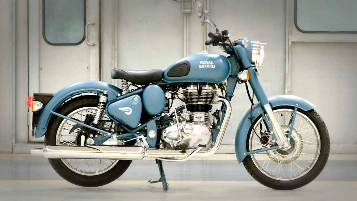 The world's top selling motorcycle over 250cc - the Royal Enfield.