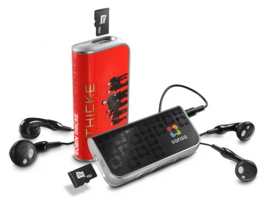 The Sansa slotMusic Player