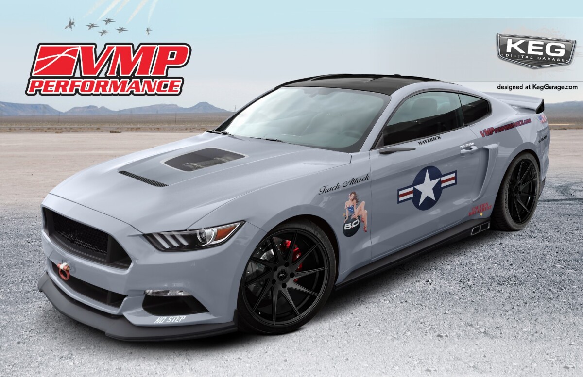The VMP Performance Mustang is inspired by aircraft