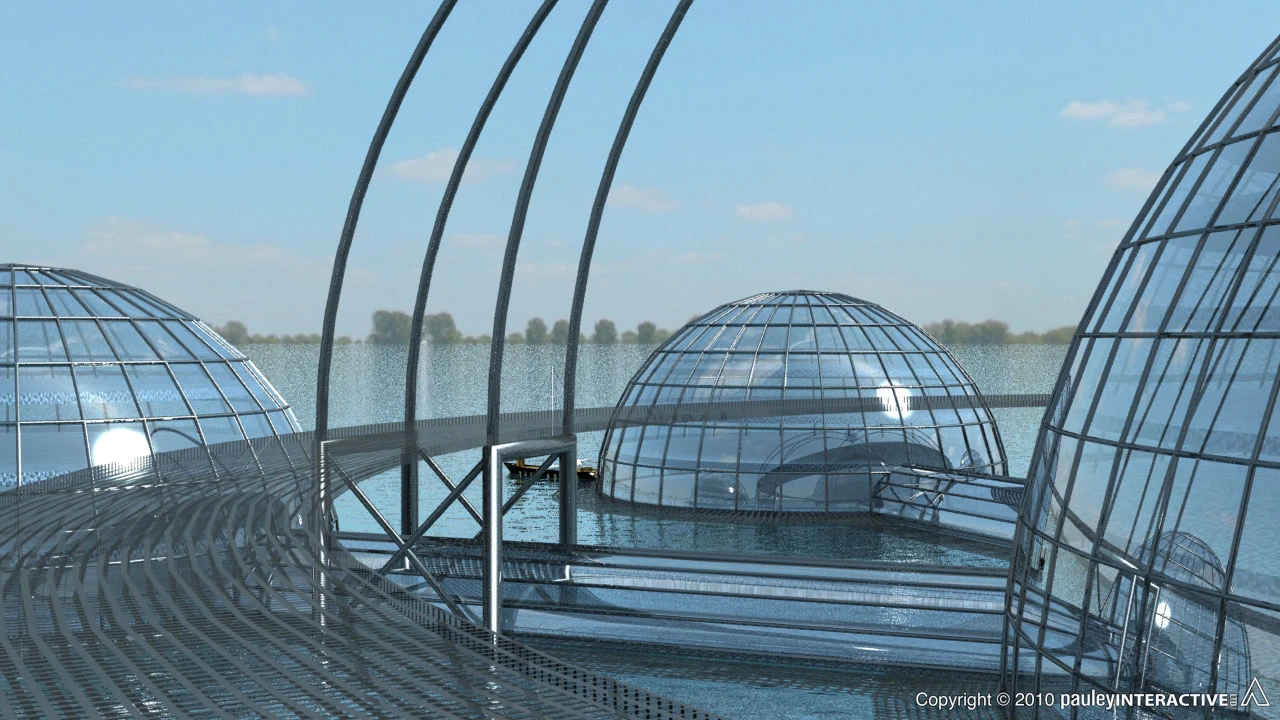 Sub-Biosphere 2 is a concept for a self-sustaining marine environment for human, animal and plant life.