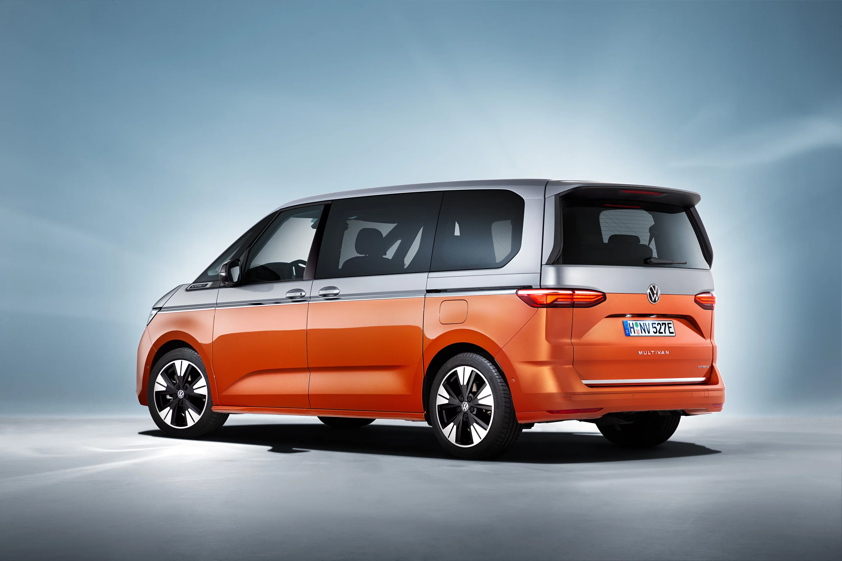 A lower stance, longer wheelbase and roof spoiler give the new Multivan a sportier presence