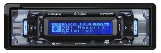 Clarion's DXZ778RUSB Car audio receiver with USB