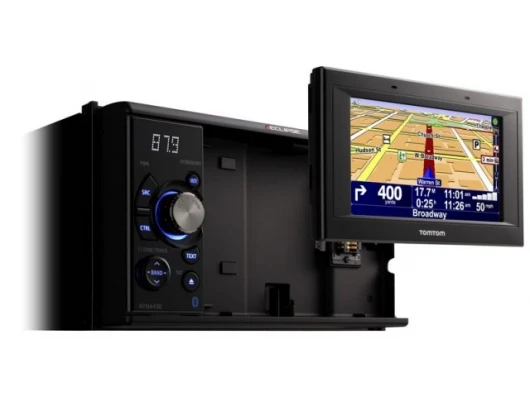 The Fujitsu AVN4430 car entertainment and navigation system