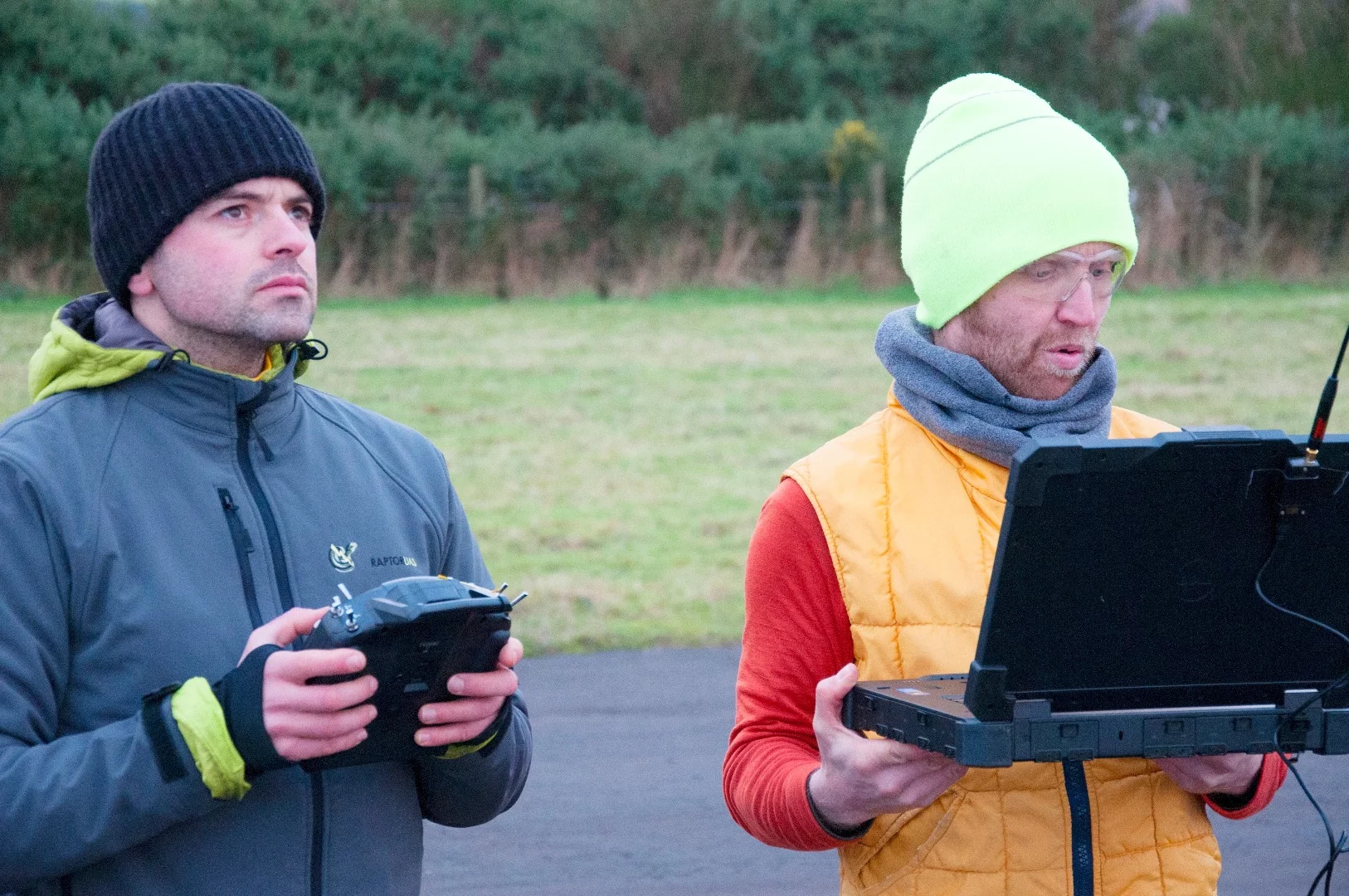 The flight was carried out on Jan. 19th at Scotland's Oban Airport, by a team from the Scottish Association for Marine Science (SAMS)