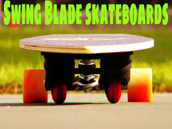 The Swing Blade's unique ride is powered by the rotating front trucks