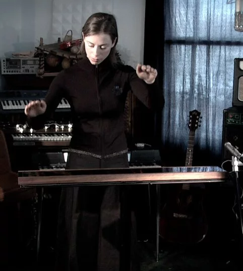 Musician Jo Hamilton is the first to use the Airpiano