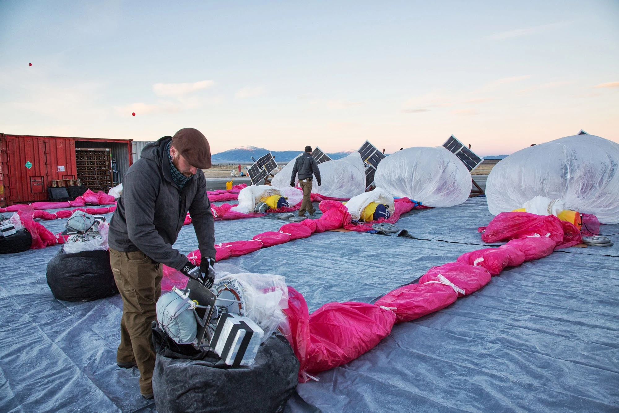 The team released a total of 30 balloons into the skies above New Zealand's South Island to test out its capabilities with a small group of volunteers