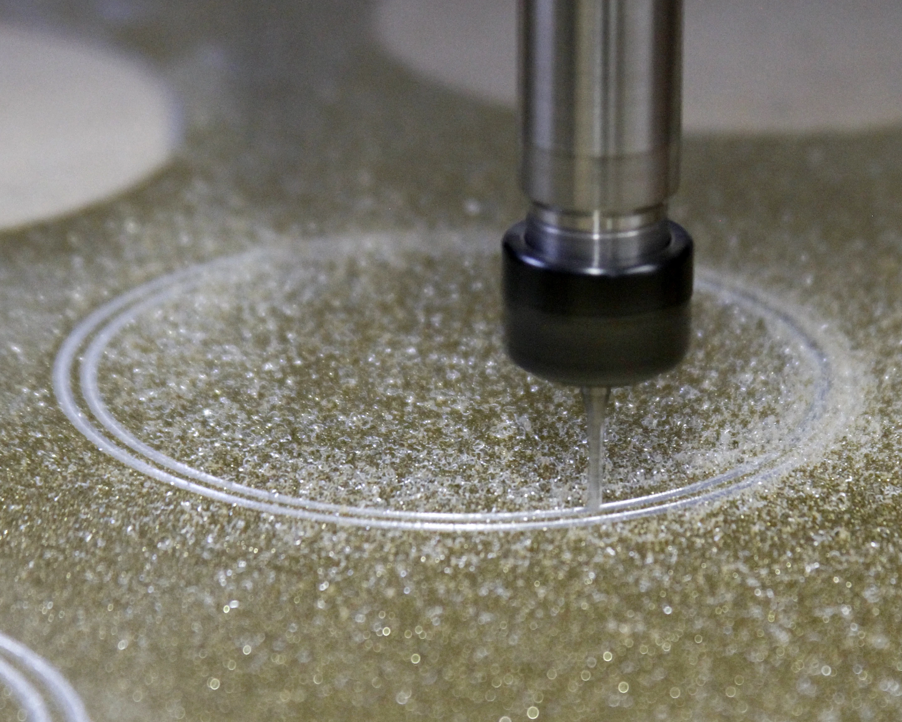 A high-speed milling bit lies at the heart of the Carvey