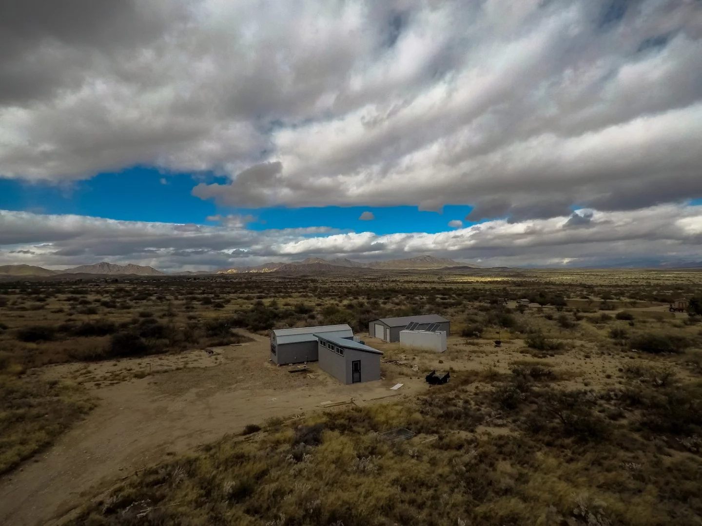 Nestled just outside of Dragoon, Arizona, sits this off grid tiny home.