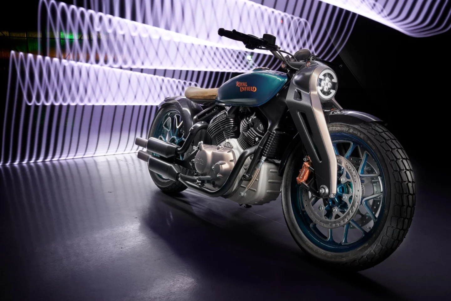 Royal Enfield Concept KX: girder suspension on the front looks amazing