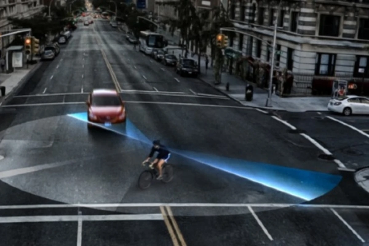 City cyclists could benefit from the extended peripheral vision provided by the Nike Hindsight glasses