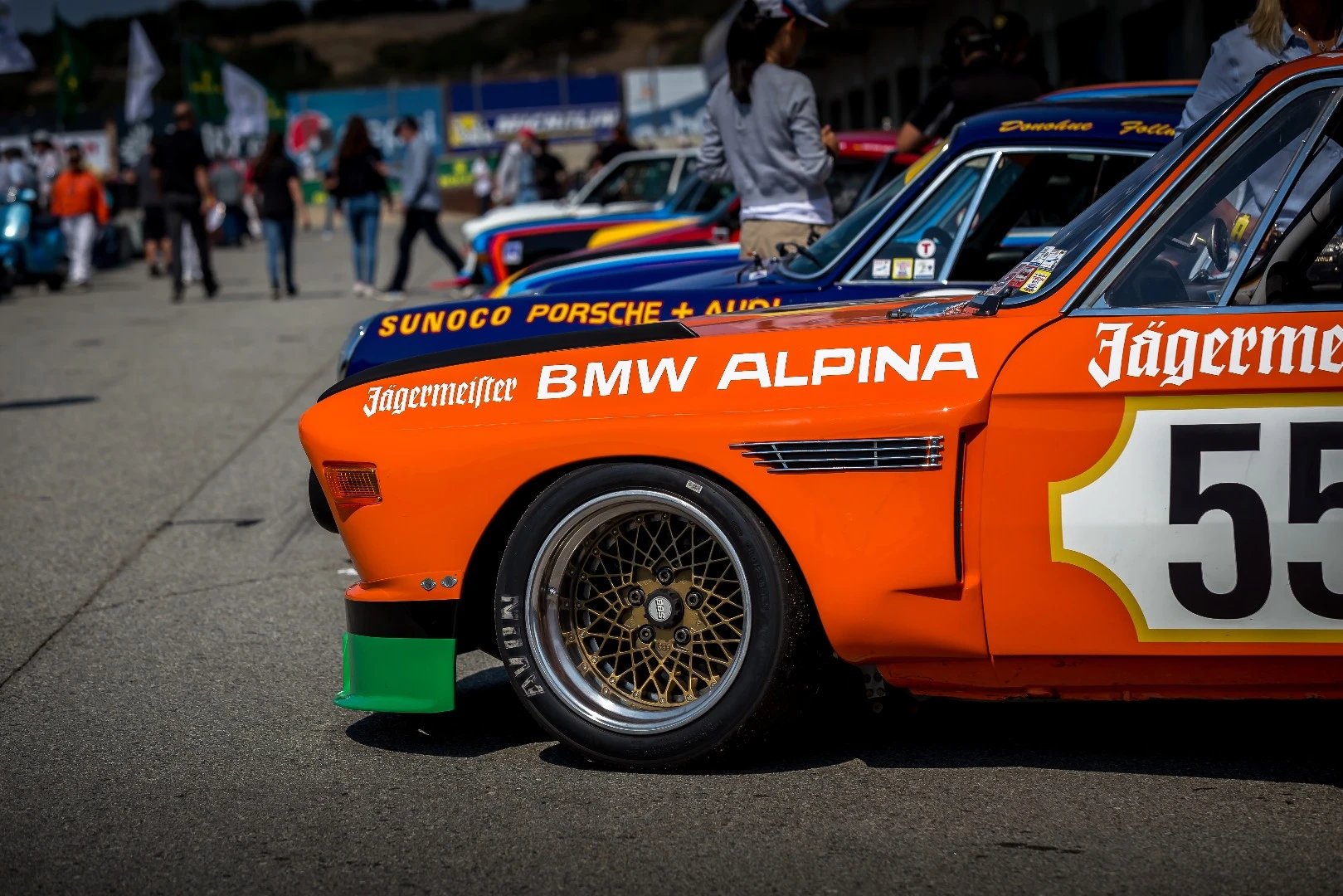 Detail shot of Alpina special's splitter and nose treatment