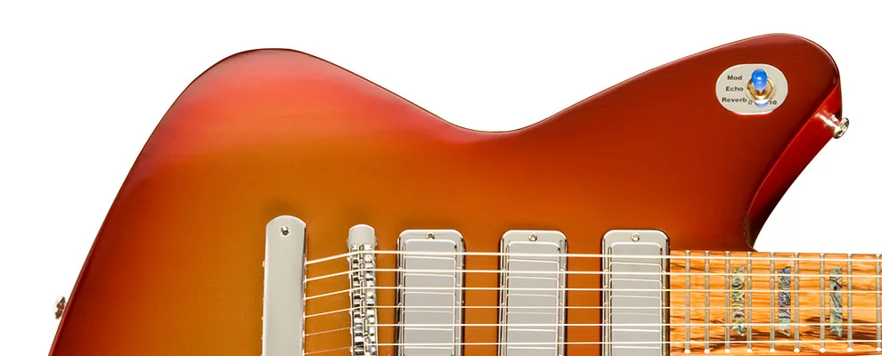 Close up of the top half of the Firebird X's body