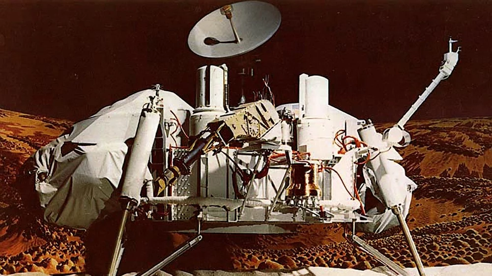 The Viking 1 mars lander