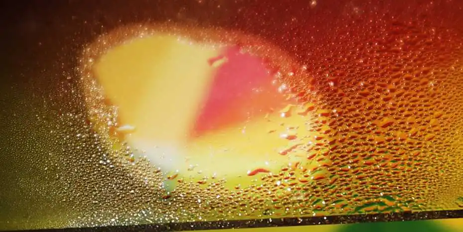 The new coating reacts to simulated sunlight to defog a glass surface