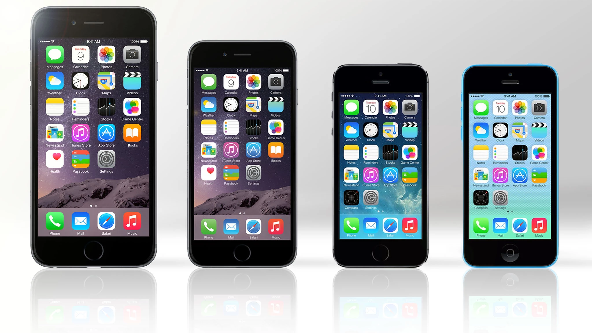 Gizmag compares the features and specs of the four iPhones you can buy today