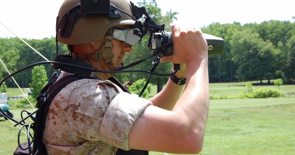 ONR's augmented reality glasses turns golf course into a virtual battlefield